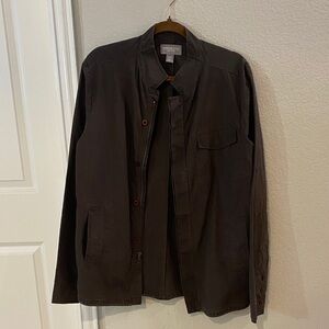 Standard Cloth‎ Washington Street Men's Dark Brown Military Field Jacket